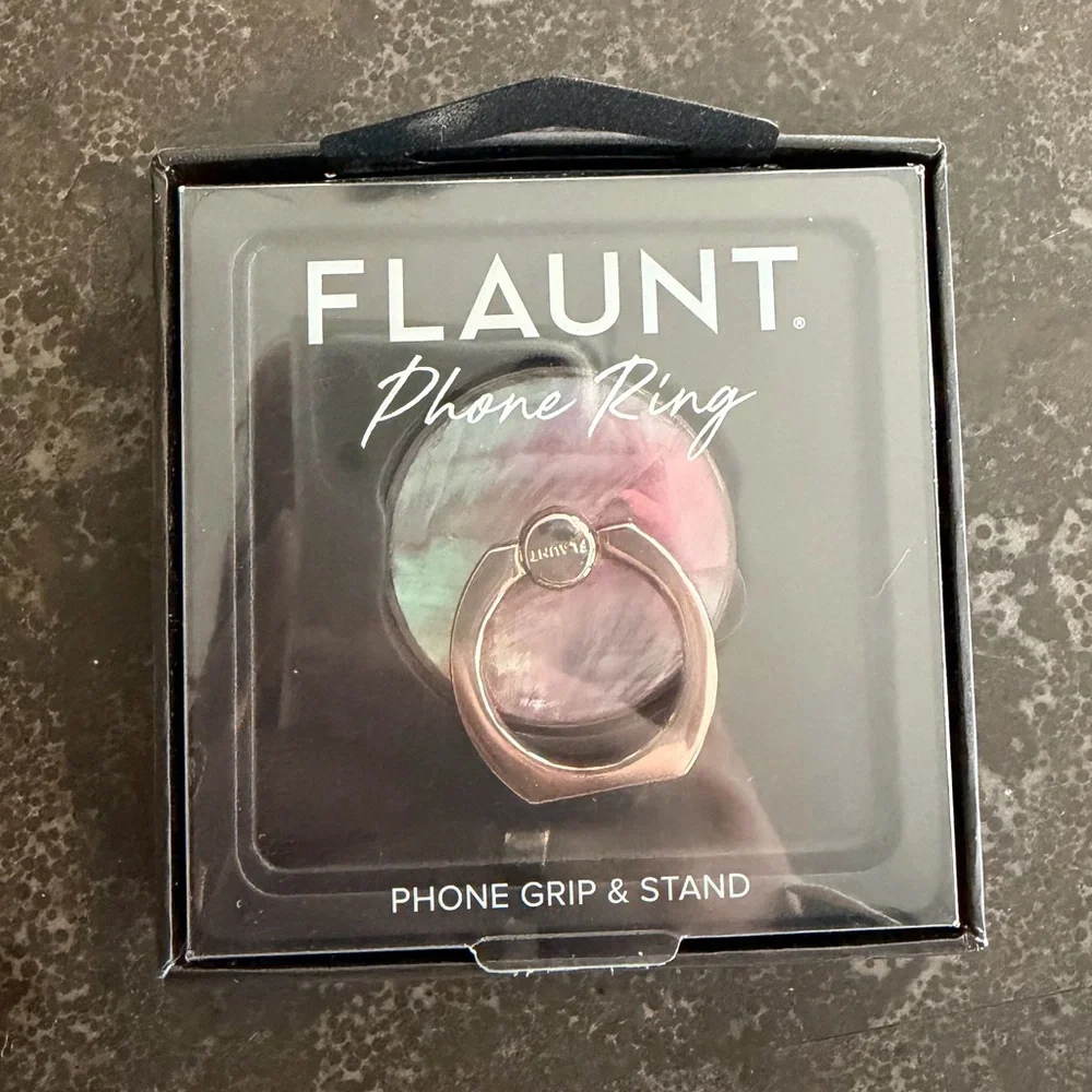 Flaunt Phone Ring Grip - Mother of Pearl